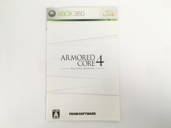 XBOX360 ARMORED CORE 4 プラチナコレクション アーマード コア ゲーム 中古 Y8355163_画像2