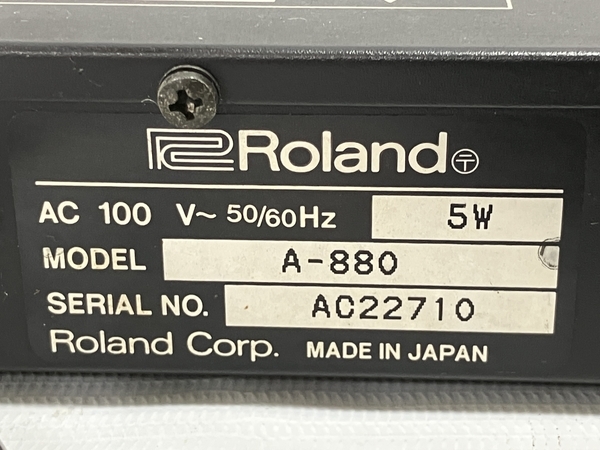 Roland A-880 MIDI パッチベイ ミキサー 音響機材 音響 ローランド ジャンク H8265009_画像5