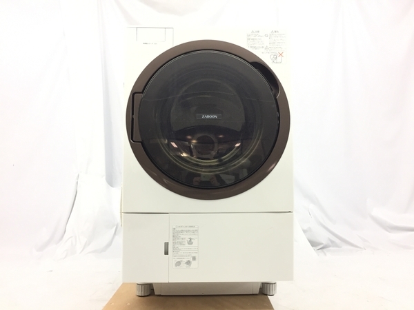 東芝 ZABOON TW-127X8 BKL ドラム式 洗濯乾燥機 TOSHIBA 洗濯機 中古 楽 G8282961_画像1