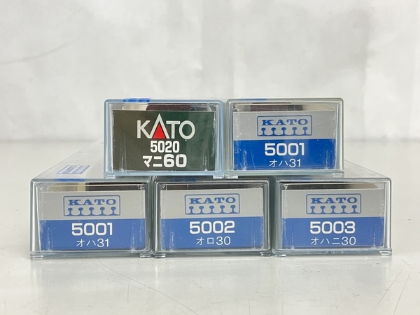 KATO 5001×2 5002 5003 5020 5両セット 鉄道模型 Nゲージ ジャンク K8330058_画像2