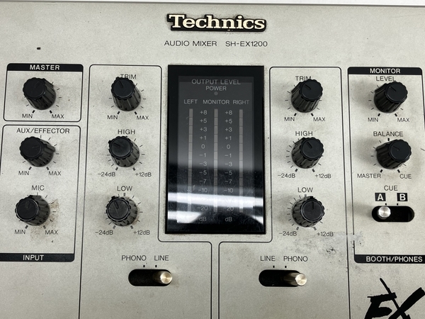 Panasonic Technics SH-EX1200 オーディオミキサー 音響 機材 オーディオ機器 ジャンク W7786286_画像4