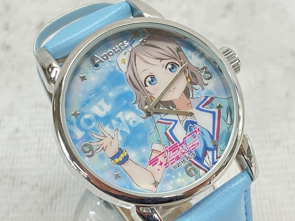 Aqours ラブライブ サンシャイン 腕時計 ワタナベ ユウ 渡辺曜 リストウォッチ 中古 W8350185_画像3