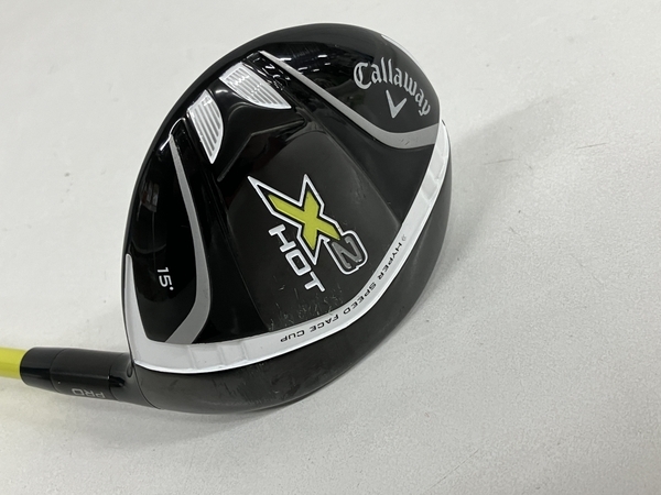 Callaway X2 HOT 3W 15度 シャフト Tour AD MT-6 フェアウェイウッド ゴルフ用品 中古 S8352575_画像3