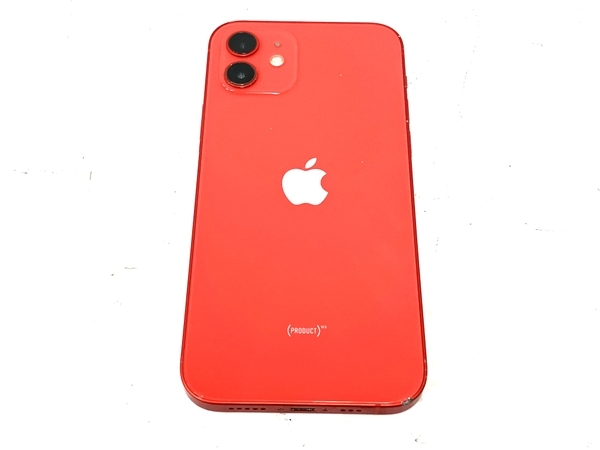 Apple iPhone 12 64GB SIMフリー NGHQ3J/A スマートフォン スマホ 携帯電話 プロダクトレッド SIMロック有 中古 M7654530_画像6