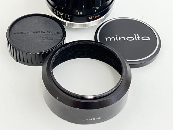 【1円】MINOLTA MC TELE ROKKOR-PF 1:2.8 f=135mm ジャンク Z8056875_画像3