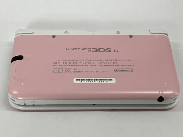 Nintendo SPR-S-JPN-C0 3DS LL ピンク×ホワイト 任天堂 ニンテンドー ゲーム機器 中古W8357499_画像6