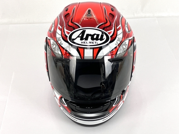 Arai RX-7RR5 芳賀モデル ヘルメット レプリカ ジャンク Y8340023_画像5