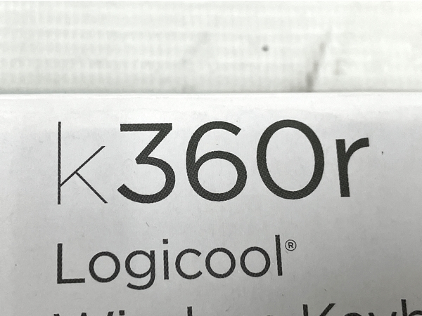 Logicool k360r ロジクール ワイヤレス キーボード テンキーあり PC周辺機器 ジャンク M8347987_画像8