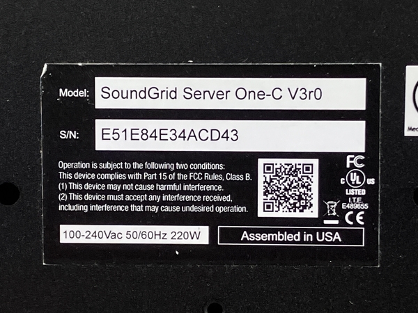 Waves One-C X10 SoundGrid Server DSPサーバー コンパクト プラグイン 音響 中古 美品 N8363889_画像9