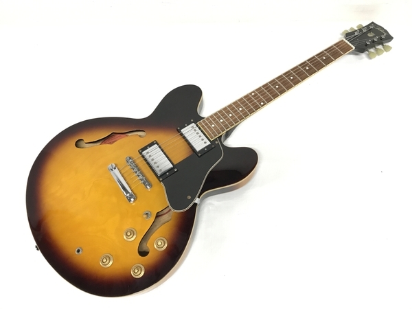TOKAI ES-60SB セミアコーステック ギター セミアコ 弦楽器 楽器 トーカイ ソフトケース 付き 趣味 ジャンク F8373459_画像1