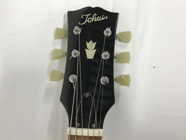 TOKAI ES-60SB セミアコーステック ギター セミアコ 弦楽器 楽器 トーカイ ソフトケース 付き 趣味 ジャンク F8373459_画像6