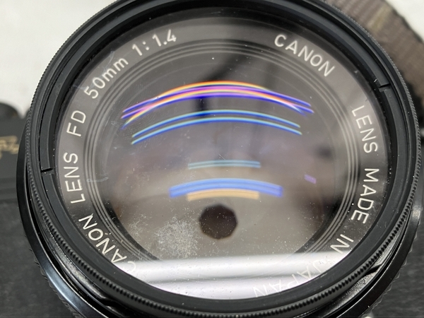 Canon F-1 フィルムカメラ ボディ キャノン FD50mm F1.4 レンズ ジャンク W8369989_画像4