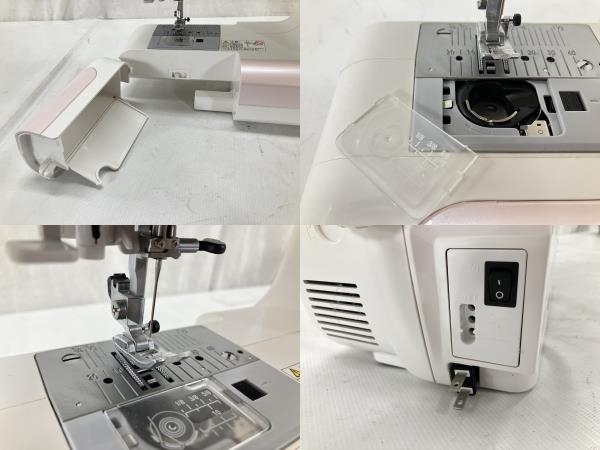 JANOME Model 502型 M-8080 II 電動 ミシン フットローラー付 ジャノメ 家電 中古 W8371402_画像7