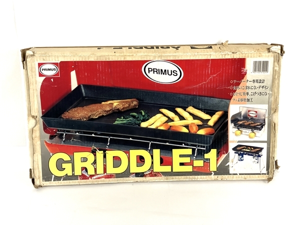 PRIMUS GRIDDLE-1 ツーバーナー専用 鉄板 グリル プリムス アウトドア用品 中古 Y8377405_画像2