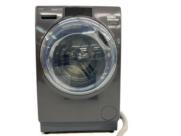 AQUA AQW-DX12P-L ドラム式洗濯機 まっ直ぐドラム2.0 2022年製 左開き 12kg アクア 中古 楽C8292846_画像1