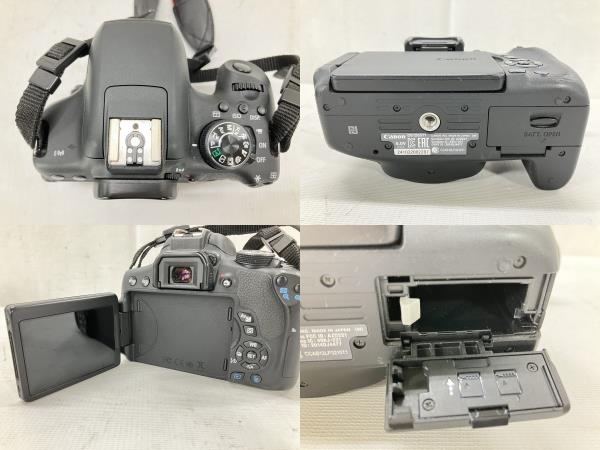 Canon EOS Kiss X8i デジタル 一眼レフ カメラ ボディ EF-S 18-55mm F3.5-5.6 レンズキット ジャンク W8386319_画像4