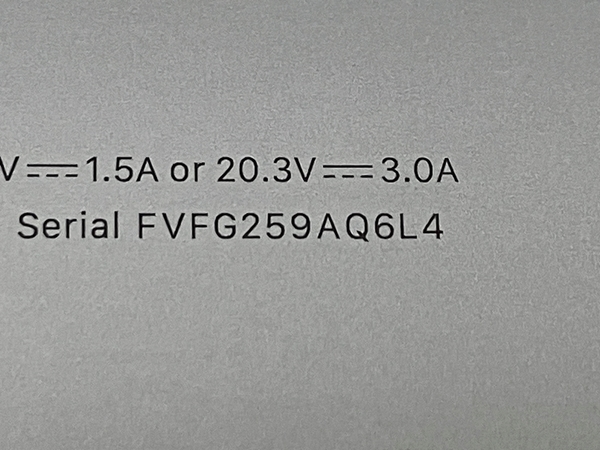 Apple MacBook Air Retina 13インチ M1 2020 MGN63J/A 8GB SSD 256GB Ventura ノートパソコン PC 中古 M8372944_画像8