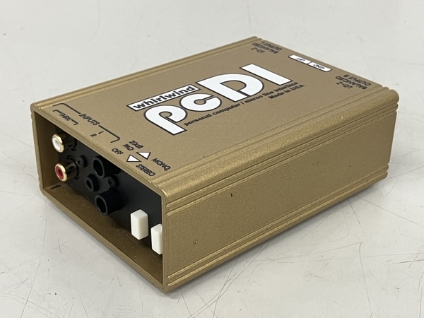 Whirlwind PCDI Passive Direct Box ステレオボックス ウールワインド 音響機材 未使用K8241382_画像3