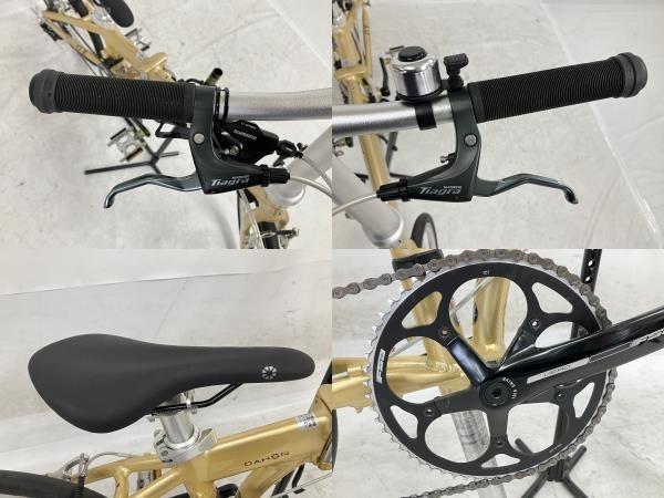 DAHON Mu SLX 折り畳み自転車 2019モデル 20型 ゴールド ダホン 中古W8365812_画像5