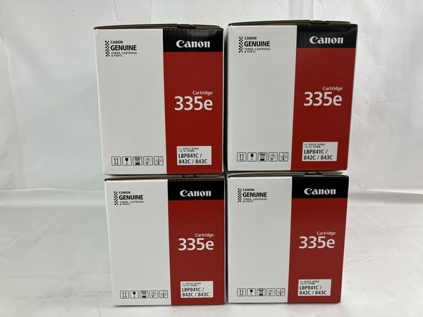 Canon 335e ブラック マゼンタ シアン イエロー 4色セット トナー キャノン 未使用 N8366594_画像3