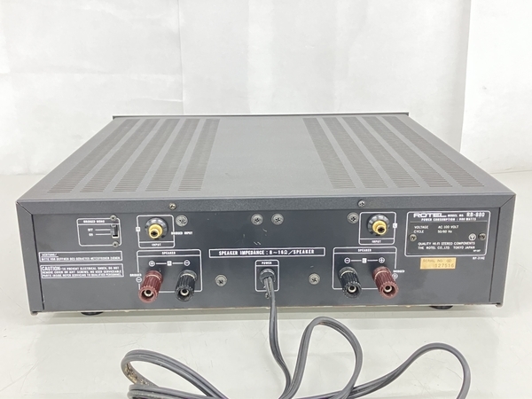 ROTEL RB-880 パワーアンプ ローテル アンプ 音響機材 オーディオ 中古K8367629_画像4
