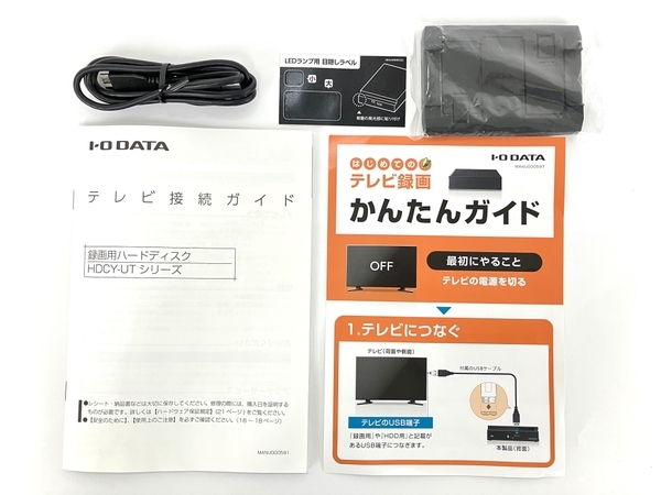 IO DATA HDCY-UT3K/D テレビ 録画用 USB ハードディスク 3TB 中古 良好 Y8388940_画像4
