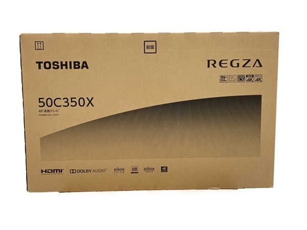 TOSHIBA REGZA 50C350X 4K液晶テレビ 50インチ 2023年製 レグザ 東芝 50V型 未開封 未使用 C8393538_画像1