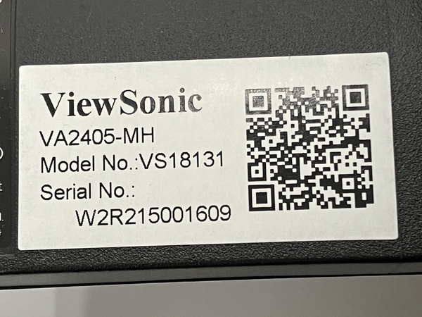 ViewSonic VA2405-MH 23.6インチ 2021年製 モニター 中古 Y8352958_画像5