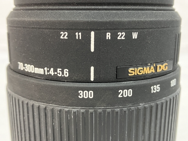 SIGMA DG 70-300mm 1:4-5.6 カメラ レンズ 一眼 レフ シグマ 中古 C8287651_画像8