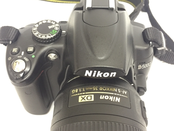 Nikon D5000 AF-S NIKKOR 35mm 1:1.8G 18-55mm 1:3.5-5.6G 55-200mm 1:4-5.6G レンズ三本セット ジャンク G8395173_画像3