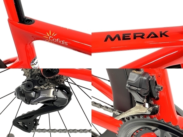 【引取限定】 DE ROSA MERAK COFIDIS LIMITED 50SL 50サイズ SHIMANO Di2搭載車 チーム・コフィディス ロードバイク 中古 良好 直 T8218734_画像9