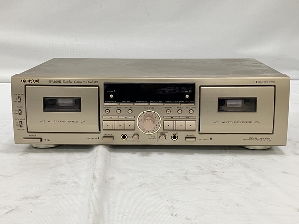 TEAC W-860R カセットプレイヤー 音響機器 ティアック ジャンク H8405298_画像1