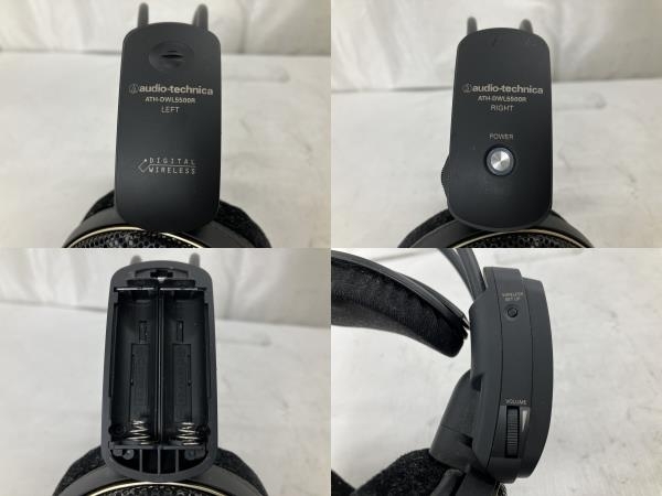 audio-technica ATH-DWL5500 デジタル ワイヤレス ヘッドホン トランスミッター 音響機材 中古 W8408329_画像6