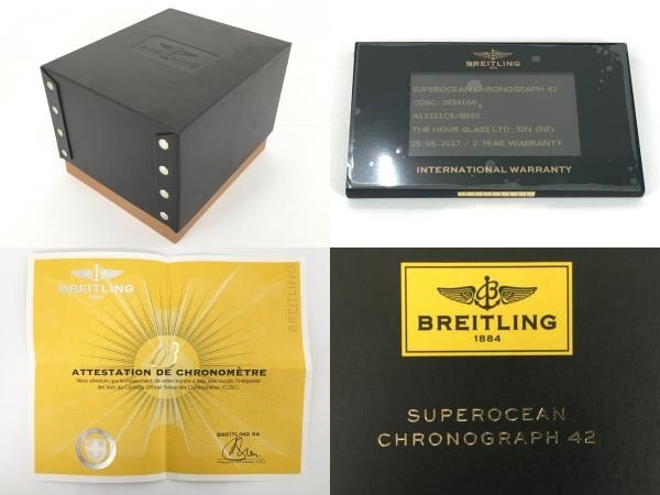 BREITLING ブライトリング スーパーオーシャン クロノグラフ42 デイト A13311 自動巻き メンズ 腕時計 中古 Y8410966_画像3