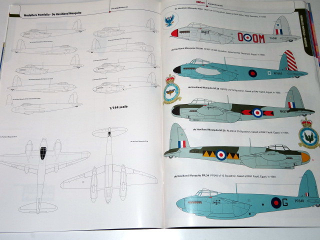 B モデルエアクラフト 2013/7 モスキート,スエーデン空軍機 _画像8