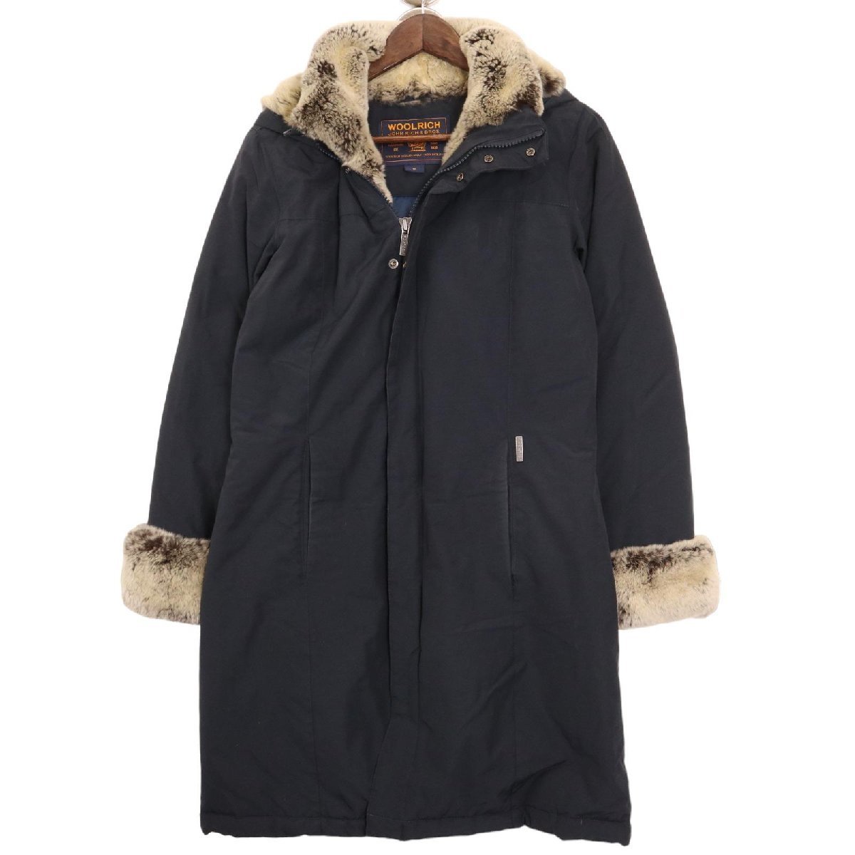 Woolrich ウールリッチ 　　ラビットファー付　　ダウンジャケット　　　M