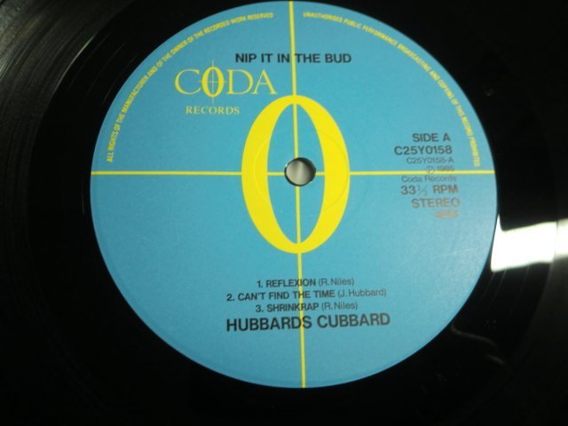 (B) 【何点でも同送料 LP/レコード/帯付/HUBBARDS CUBBARD ハバーズカバード：フィジカルエクササイズ NIP IT IN THE BUD_画像3