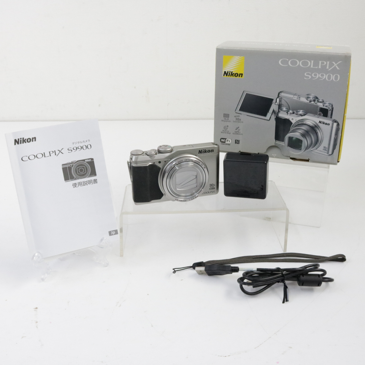 箱・説明書付】Nikon COOLPIX S9900 コンパクトデジタルカメラ ニコン
