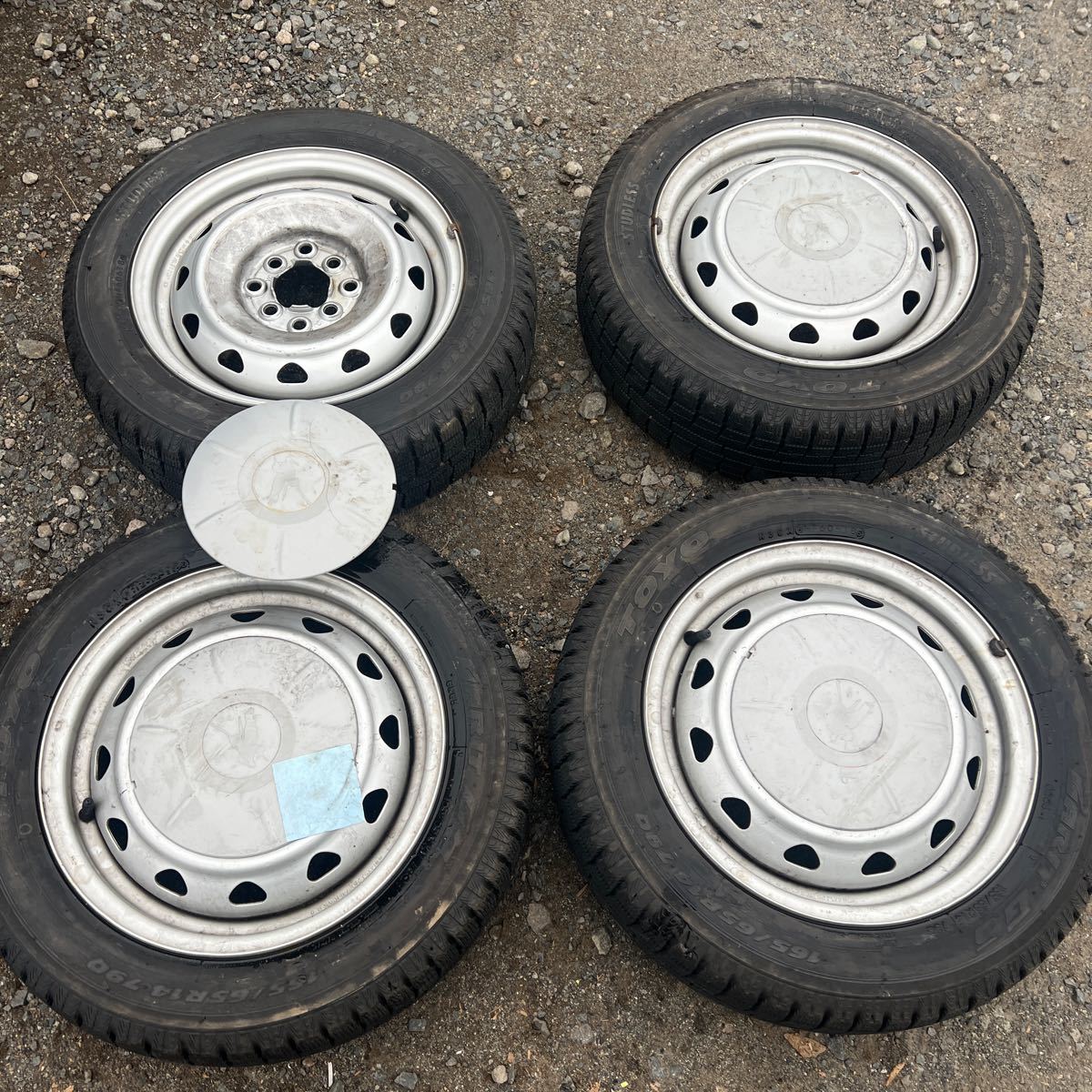 即決送料込み！165/65R14 TOYO スタッドレス　マルチ　コンパクトカー　4本セット_画像1