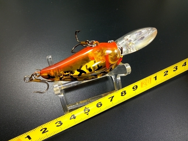 廃番色 ボーマー モデルA B06A 3/8oz #JIM5/ゴールドタイガー USED オフト村田基カラー DISCONTINUED OFT COLOR BOMBER MODEL A CRANKBAIT_画像4