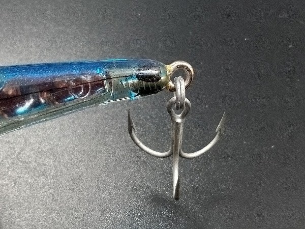 オールド ボーマー ロングA B15A 1/2oz #XSIL USED リアヒートン VINTAGE SCREW TAIL BOMBER LONG A MINNOW_画像5