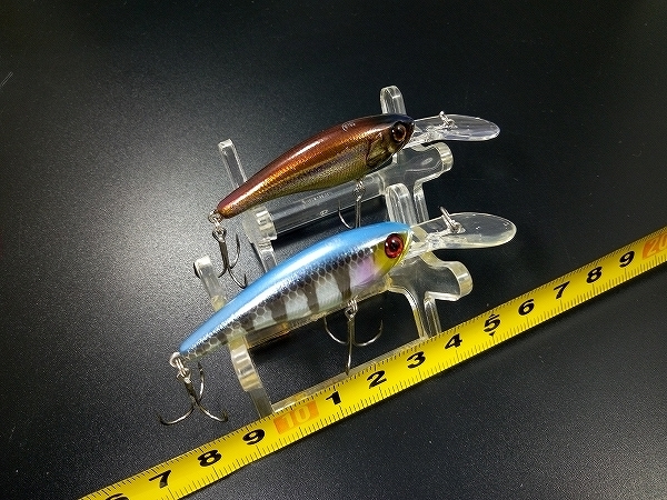 【2個セット】ジャッカル ソウルシャッド52SP USED 加藤誠司 秦拓馬 想流シャッド LOT OF 2 JACKALL SOUL SHAD SUSPEND_画像2