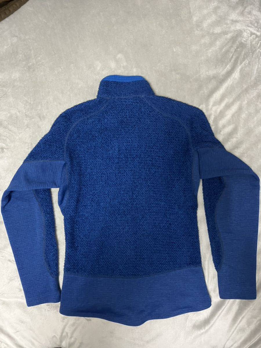 廃盤 Made in USA製造 patagonia Regulator Midlayer R1 Fleece 25230F6 パタゴニア レギュレーター プルオーバーフリース H-Zip Blu Men S_画像4