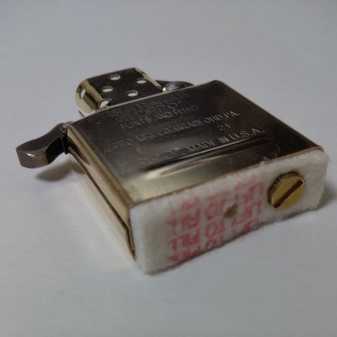 ZIPPO GOLD INSIDE UNIT REGULAR SIZE インサイドユニット 純正ゴールドインナー