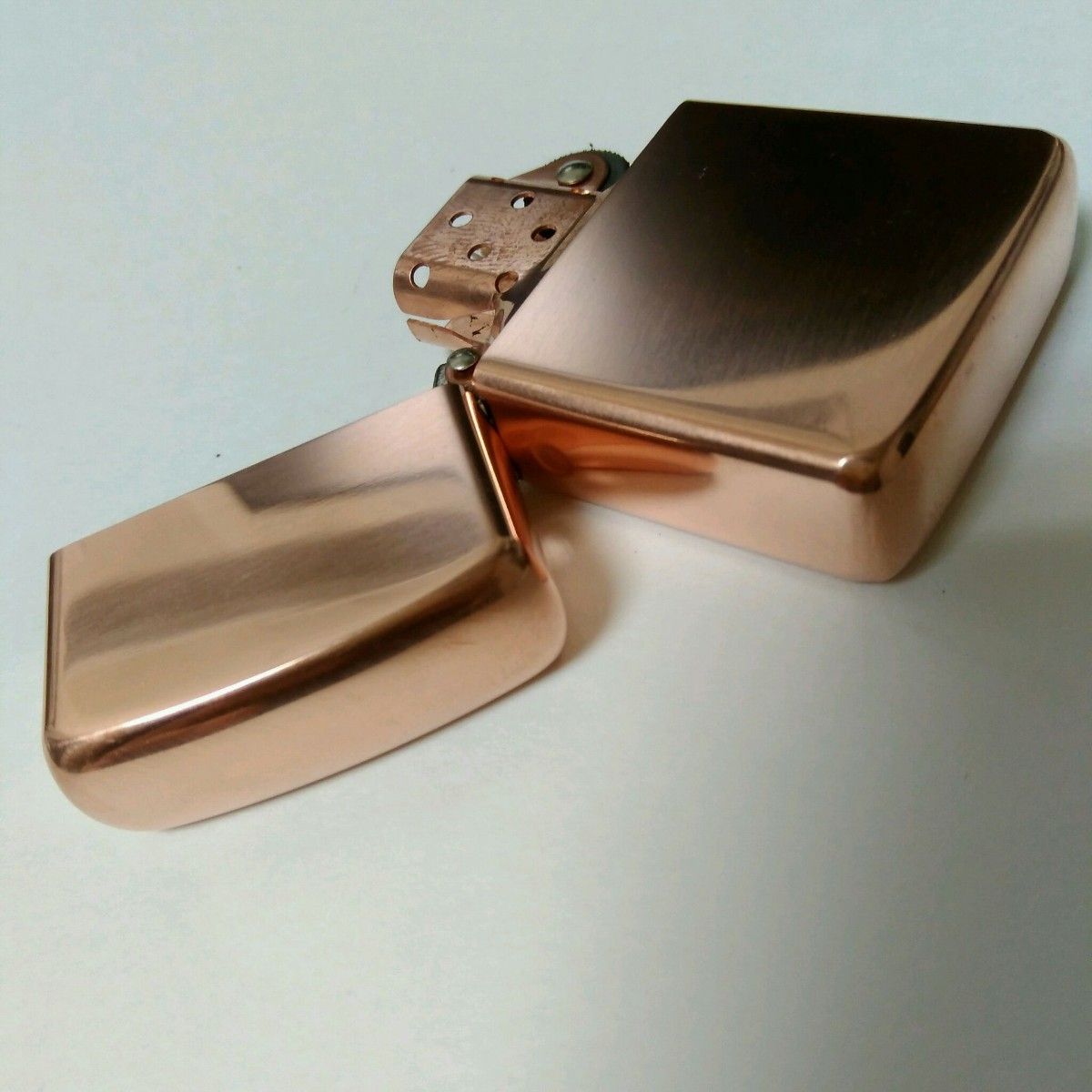 SOLID COPPER PREMIUM OIL LIGHTER ソリッドカッパー ZIPPO互換品 重厚 無地 アーマーケース