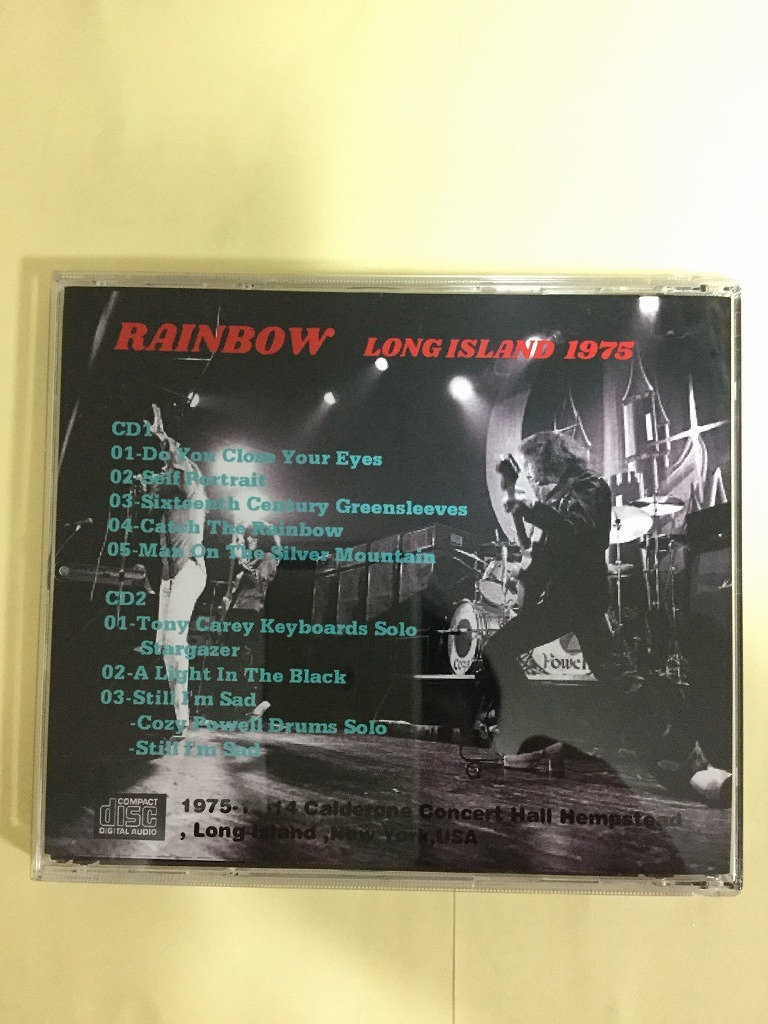 RAINBOW CD LONG ISLAND 1975 2枚組　同梱可能_画像2