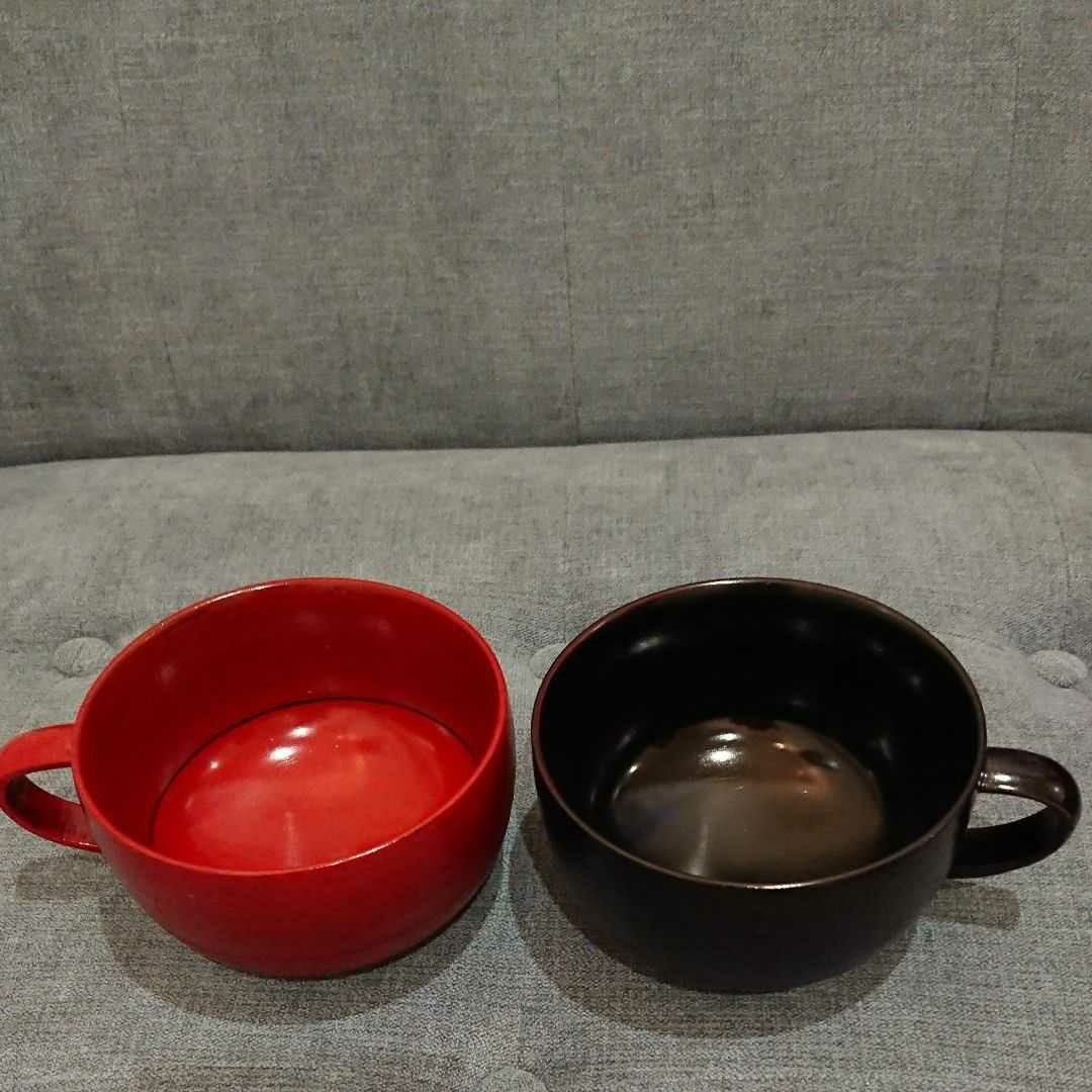 食洗機対応/木製スープカップ2個セット