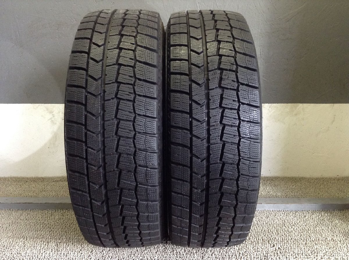 ダンロップ ウインターマックス02 WM02 205/60R16 2本 2021年製 1871 スタッドレスタイヤ (沖縄県・離島は発送不可)_画像1