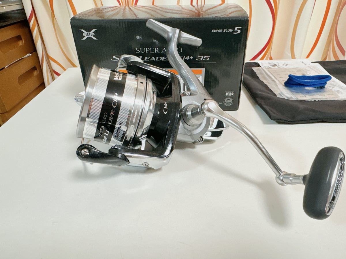 美品 SHIMANO シマノ スーパーエアロサーフリーダーCI4+ 35 細糸 美品 SHIMANO シマノ スーパーエアロサーフリーダーCI4+ 35 細糸