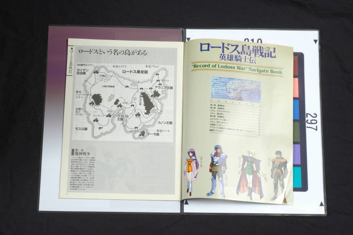 [Delivery Free]1995s Newtype Appendix Record of Lodoss War Navigate book ロードス島戦記ナビゲートブック[tag1111]